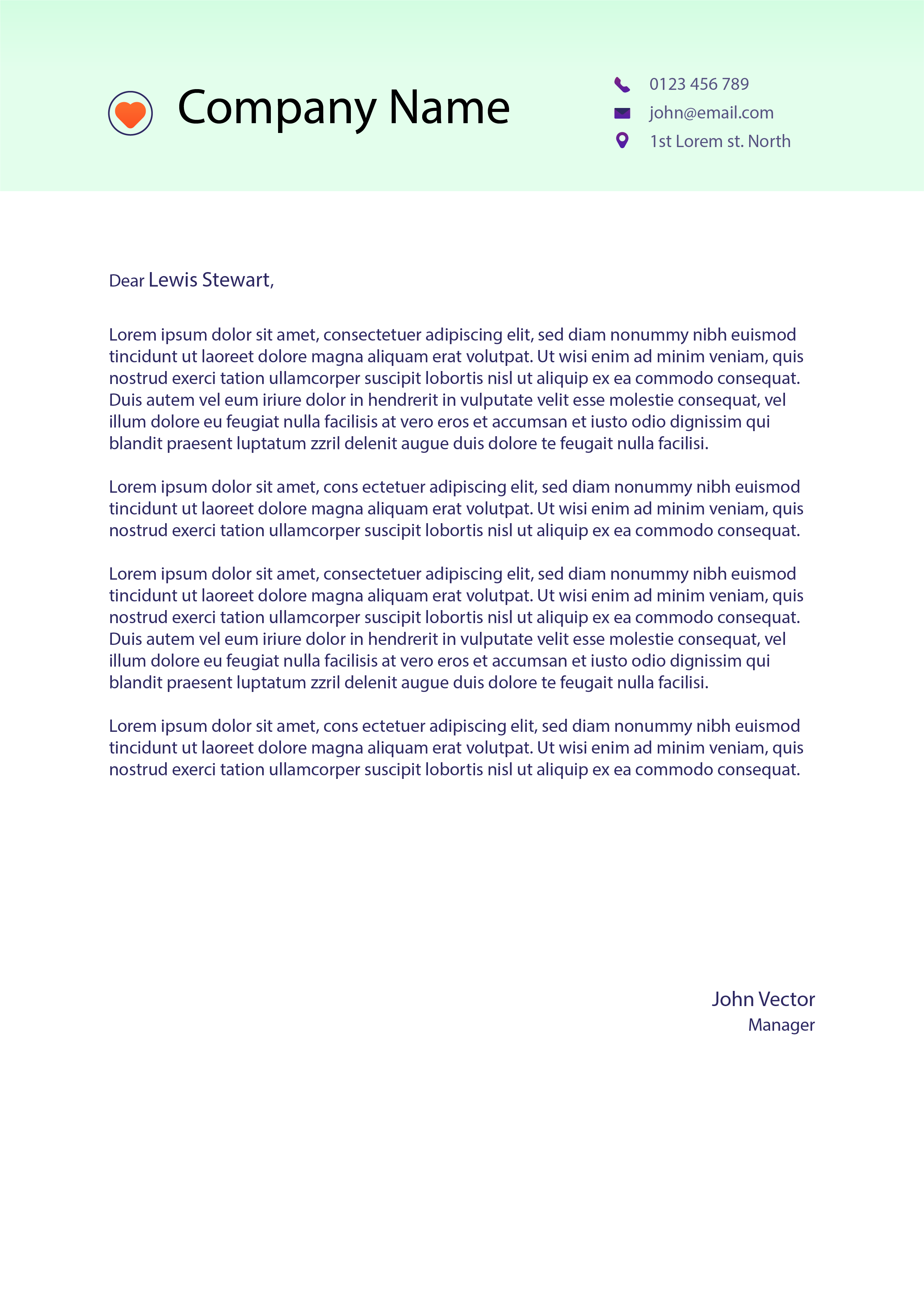 Letter Head